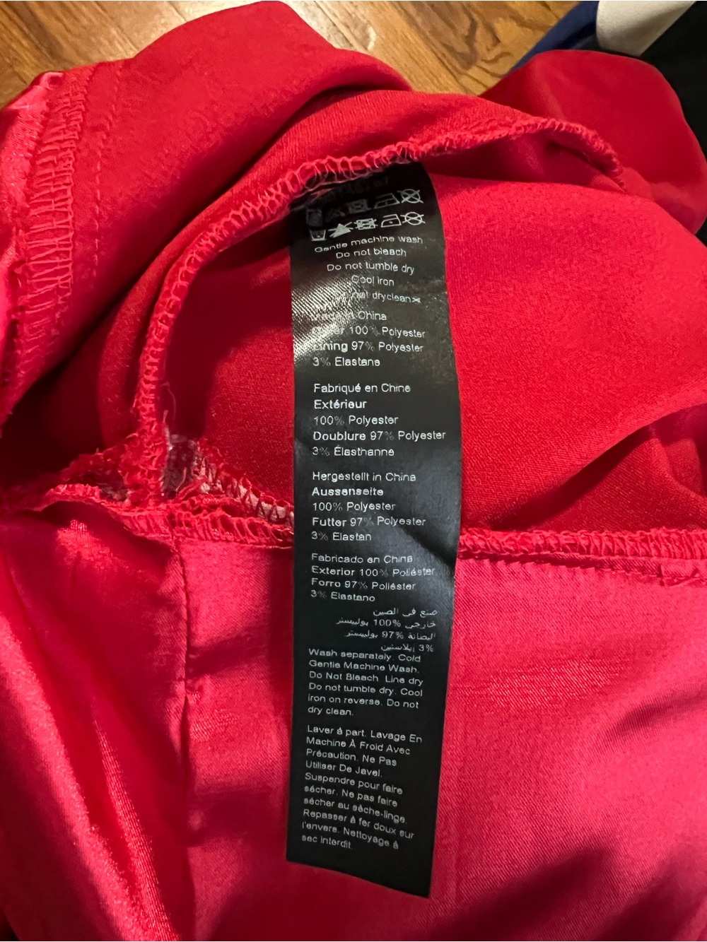 City Chic Red Tie-Front Jump Suit - Picture 5 of 5
